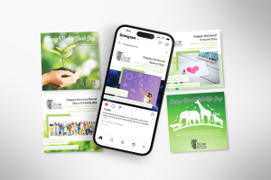 Kachel-Set Social Media für The Capitol School